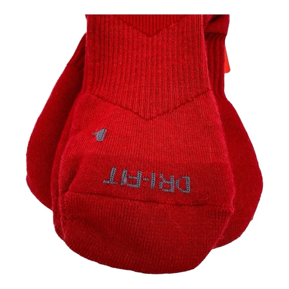 Nike NWT Performance Cushioned Baseball Over-the-Calf Dri-FIT Socks Red Size L‎